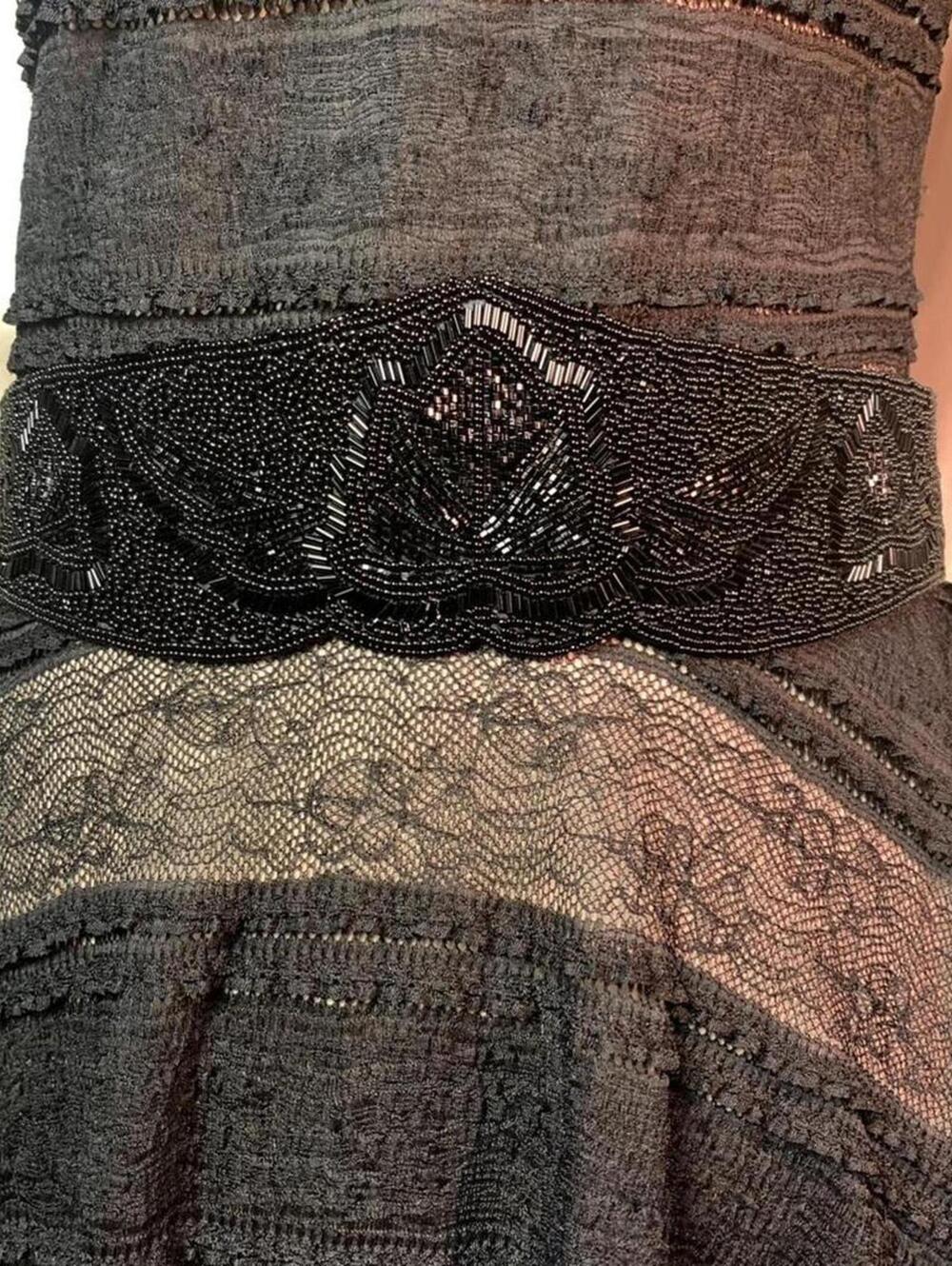 Vintage beaded foresty gothic fairycore belt!